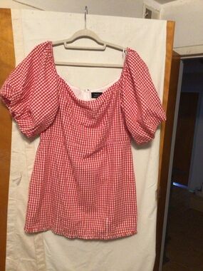 VICI cow firl cottage core 100% cotton off shoulder dress XL
